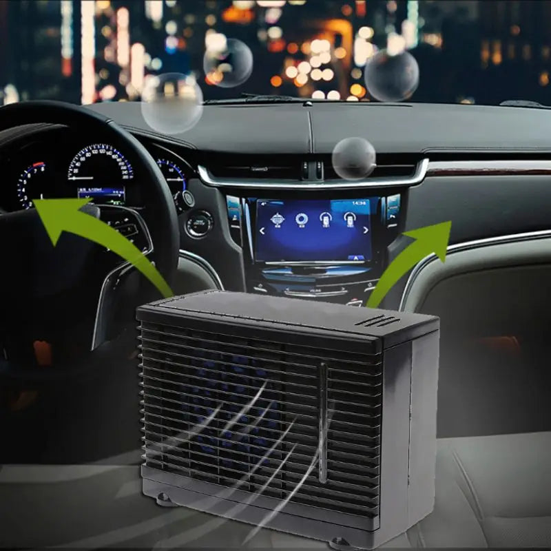 Adjustable 12V Car Air Conditioner Fan