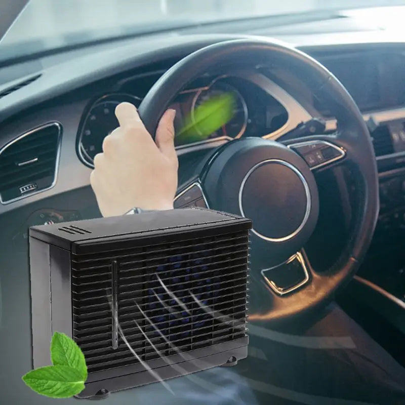 Adjustable 12V Car Air Conditioner Fan