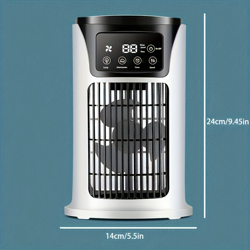 3-In-1 Portable Usb Air Conditioner Fan