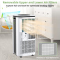 NNECW 2640W 3-In-1 Mobile Air Conditioner with Fan & Dehumidifier & Remote